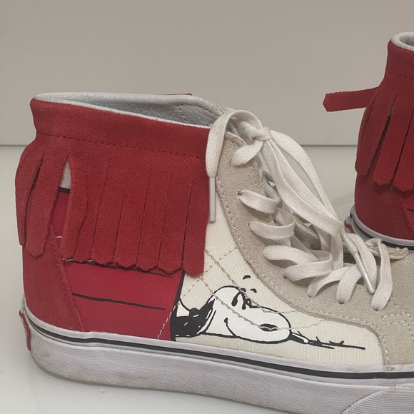 Vans Snoopy Dog High Tops Fringe - Picture 3 of 10